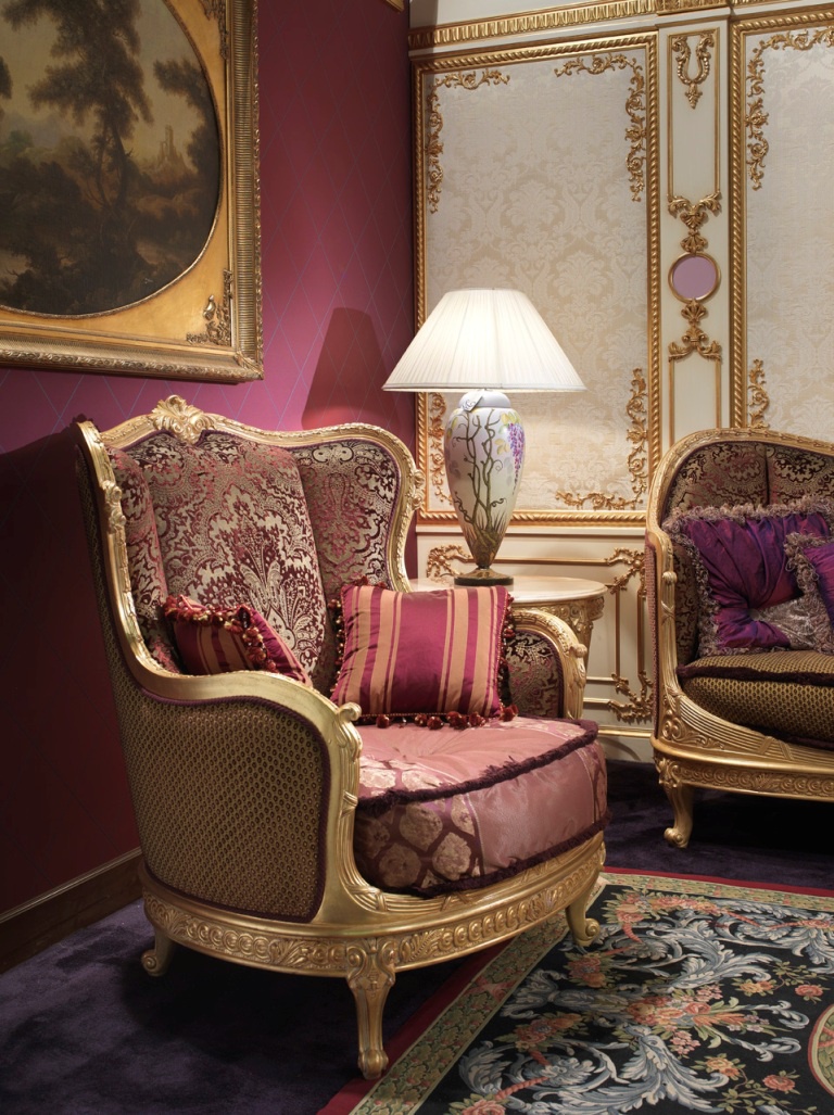 Chair with armrests, Carlo Asnaghi