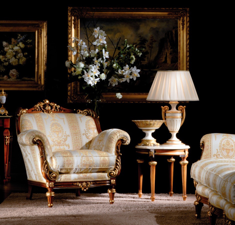 Chair with armrests, Carlo Asnaghi