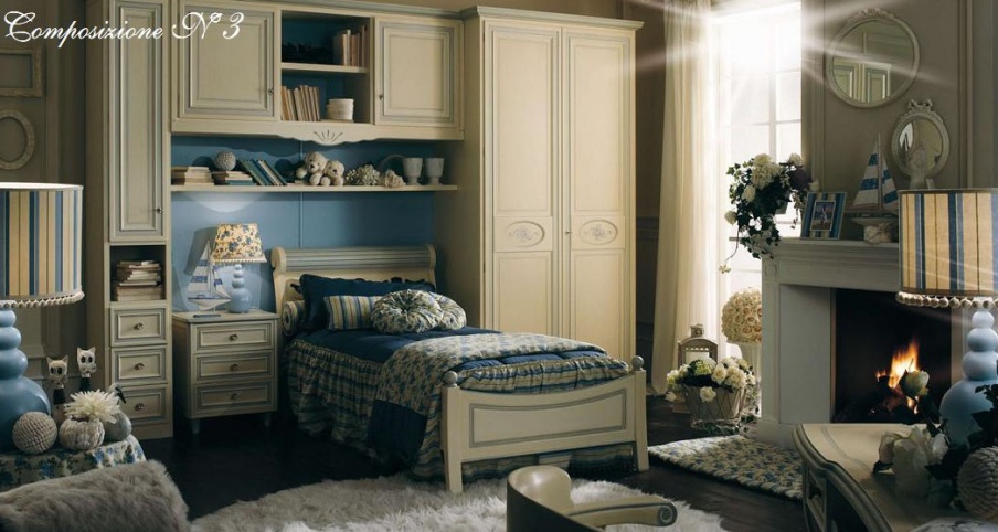 Set for children's bedroom Camerette, Ebanisteria Bacci