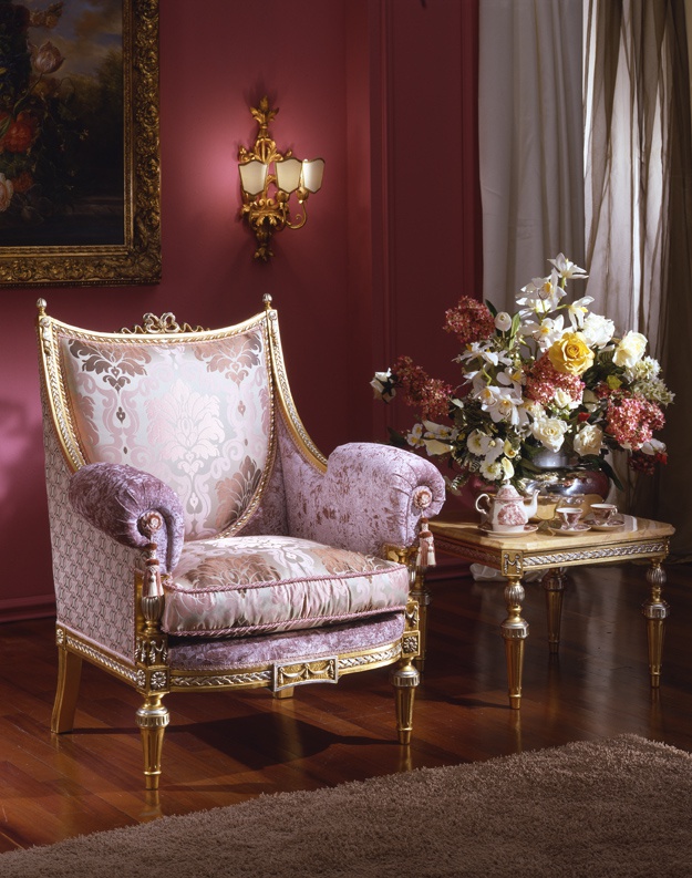 Chair with armrests, Carlo Asnaghi