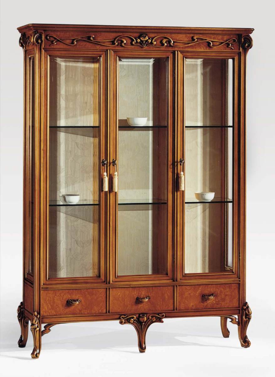 Showcase with glass doors, C. L. Italia