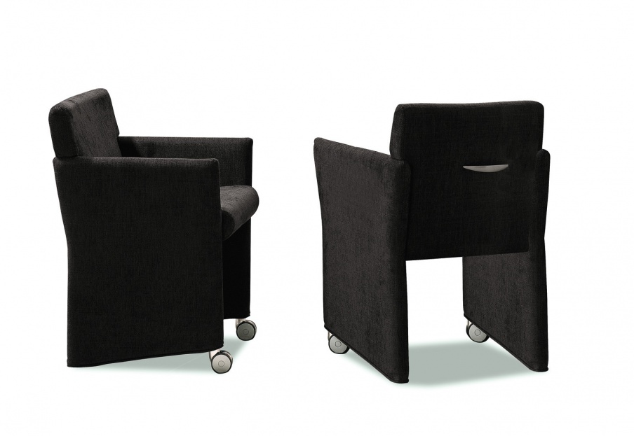 The wheelchair upholstery is leather or textiles Speedy 031801, Arketipo