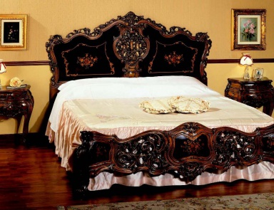 Double bed carved, Fratelli Radice