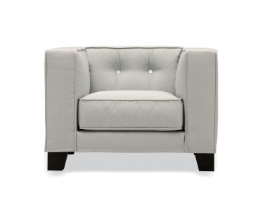 Armchair with square back Igor, Angelo Cappellini