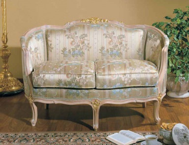 Two seater sofa with high armrests, Fratelli Radice