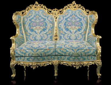 Double sofa, double chairs, Fratelli Radice