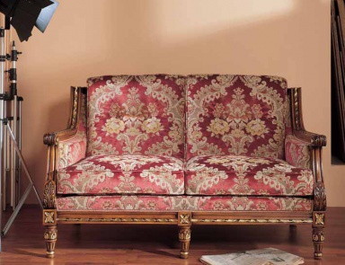 Double sofa carved, Fratelli Radice
