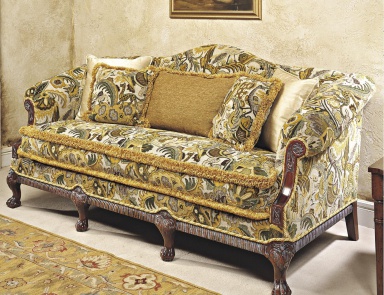 Three seater sofa with shaped back, Francesco Molon