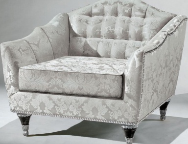 The chair Silence in the textile upholstery, Francesco Molon