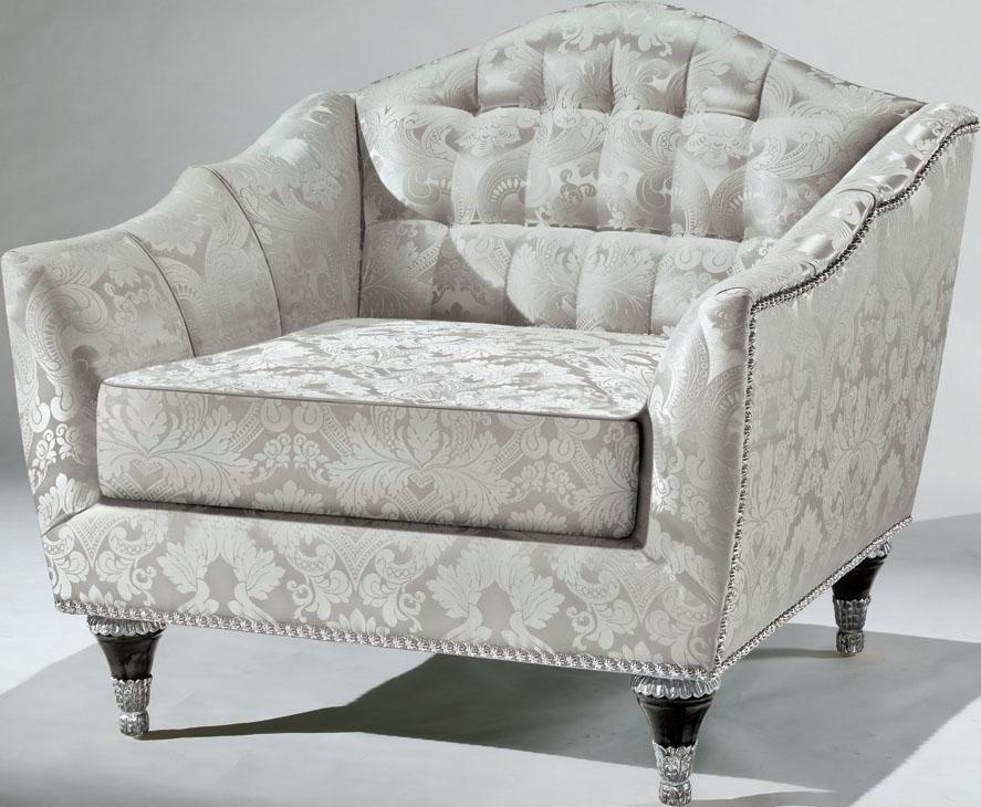 The chair Silence in the textile upholstery, Francesco Molon