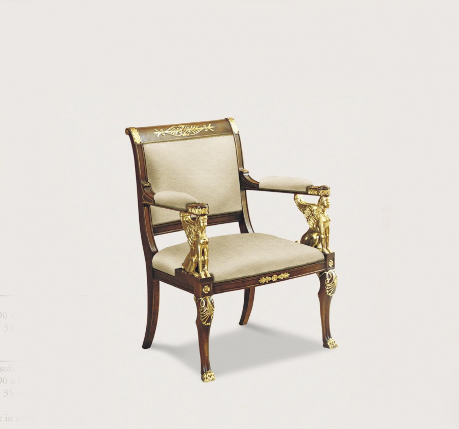 Chair with armrests Francesco Molon