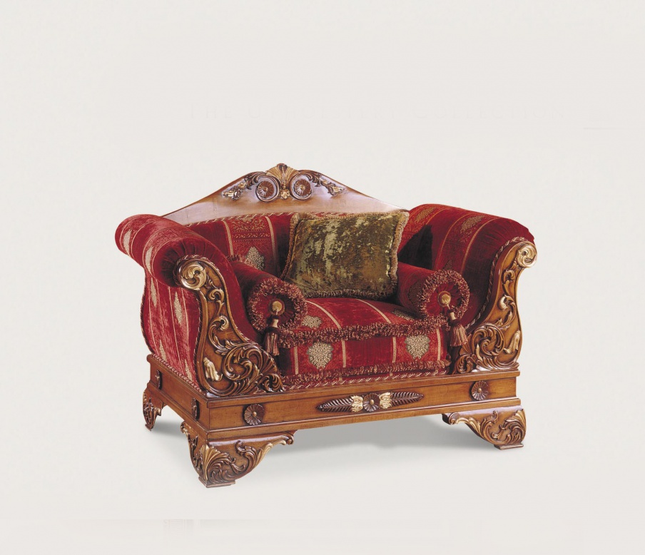 Armchair in fabric, Francesco Molon