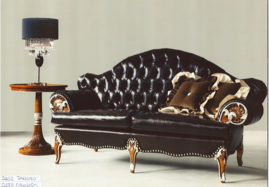 Sofa with quilted backrest, Ceppi