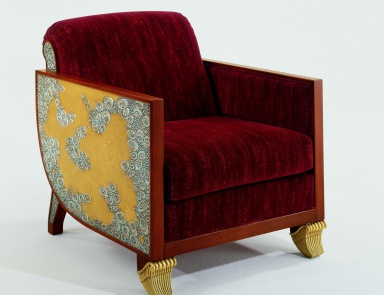 The chair with ornament Riedizioni, Colombo Stile