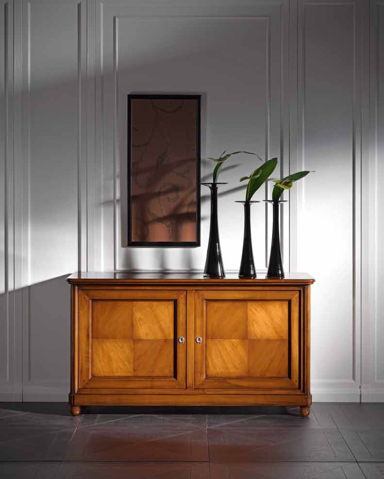 Sideboard in solid wood, Prestige
