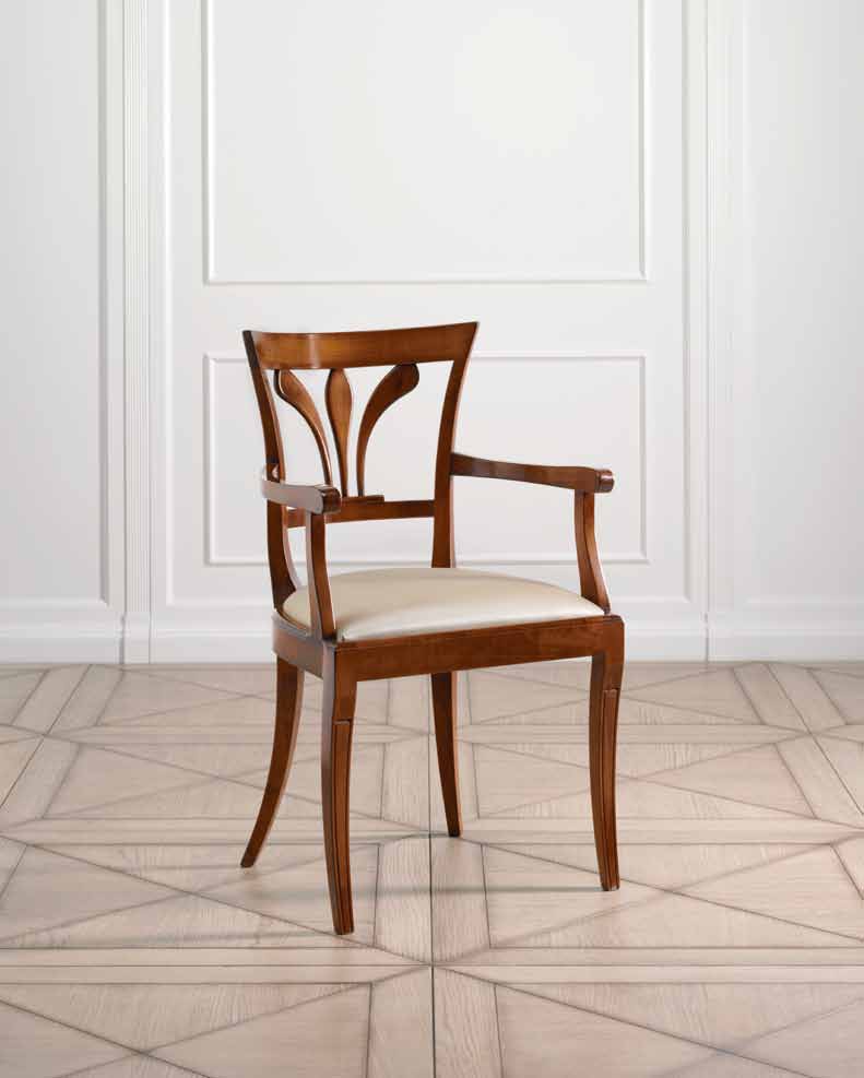 Chair with armrests, Prestige