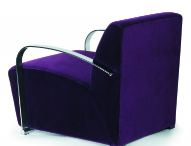 The seat upholstered in velvet, Prototipo