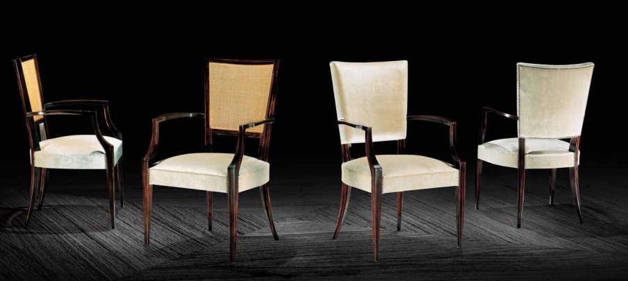 A chair with soft upholstery, Radice