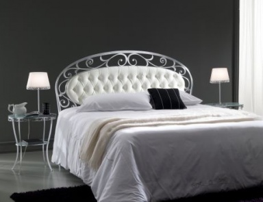 Bed with high headboard and footboard Acanto, Bontempi Casa