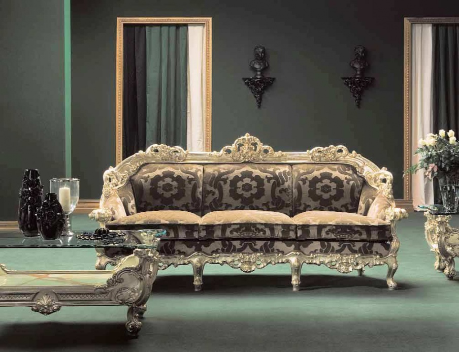 Three seater sofa Mercurio, Silik