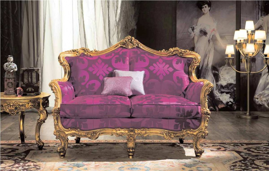 Double sofa Omero, Silik