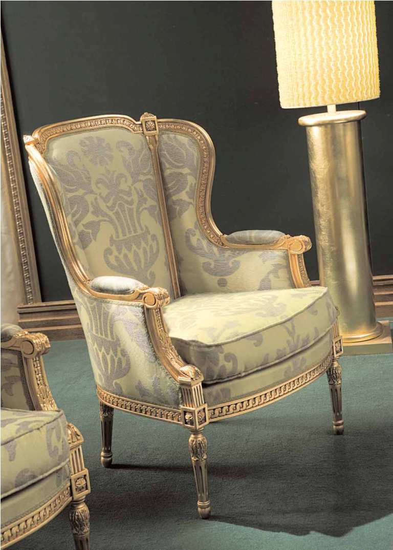 Chair with carved legs, Silik