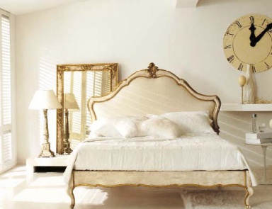 Double bed carved, Silvano Grifoni