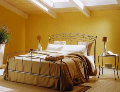 Bed with high headboard and footboard Dora, Bontempi Casa