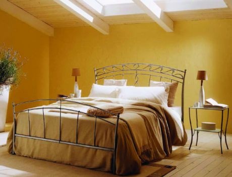 Bed with high headboard and footboard Dora, Bontempi Casa