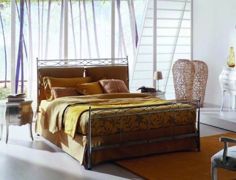 Bed with high headboard and footboard Eolo, Bontempi Casa