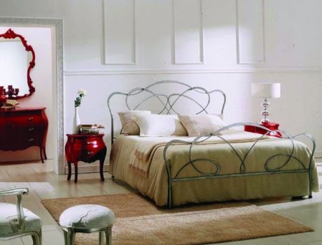 Bed with high headboard and footboard Fantasy, Bontempi Casa