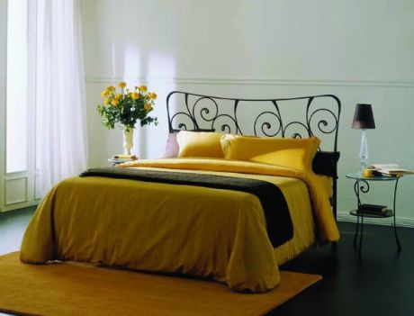 Bed with high headboard Felce, Bontempi Casa