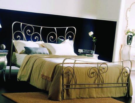 Bed with high headboard and footboard Felce, Bontempi Casa