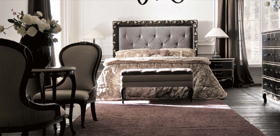 Bedroom set in vintage classic style, Savio Firmino