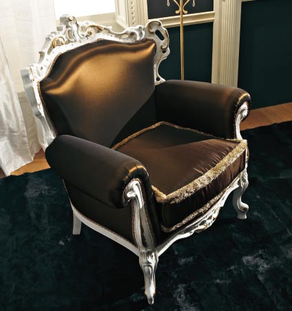 Chair with armrests, Vittoria Orlandi