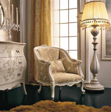 Chair with armrests, Vittoria Orlandi