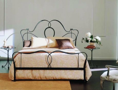 Bed with high headboard and footboard Marlen, Bontempi Casa