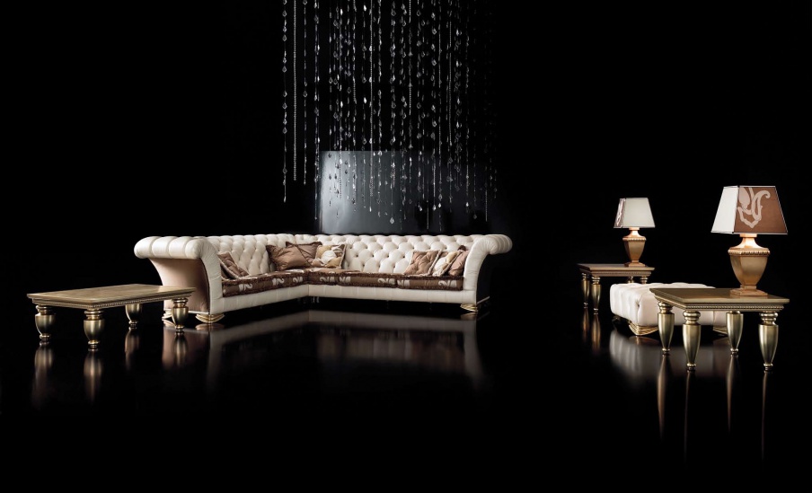 Set for your living room - sofa, table,Ottoman, Paolo Lucchetta