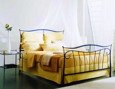 Bed with high headboard and footboard Morgana, Bontempi Casa
