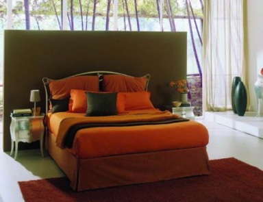 Bed with high headboard Trizia, Bontempi Casa