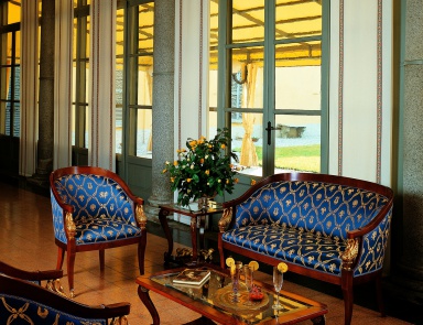 Sofa set made from natural wood, Fratelli Sanvito