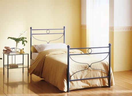 Single bed on a metal frame Bernini, Bontempi Casa