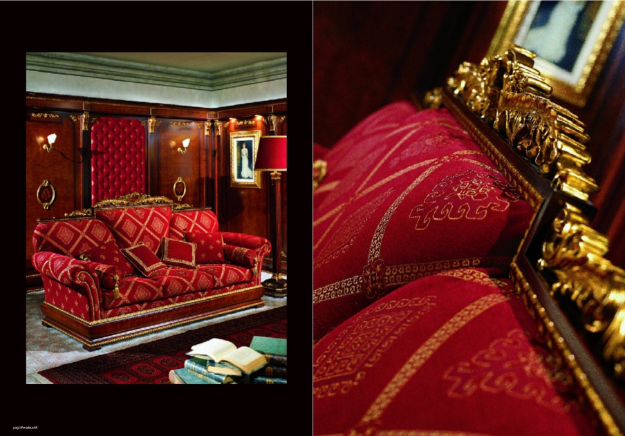 A sofa with three-section backrest, AR Arredamenti