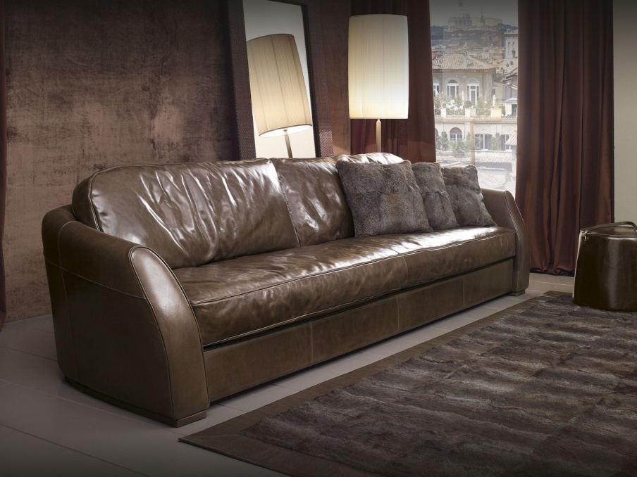 Sofa on a frame of wood Plus Rubens, Ulivi