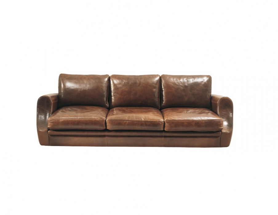 Three-seater sofa on a frame of beech Adlon, Ulivi