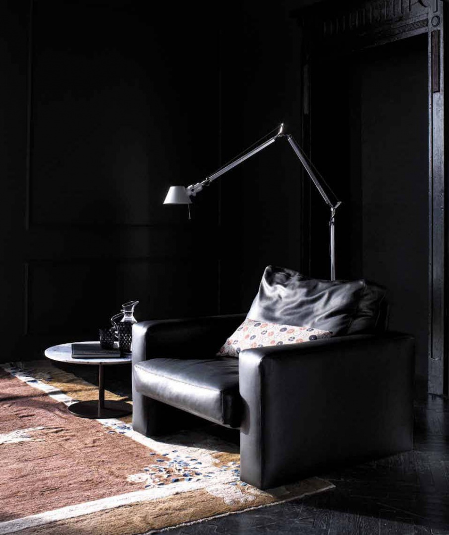 Chair with armrests, Lario - Swan