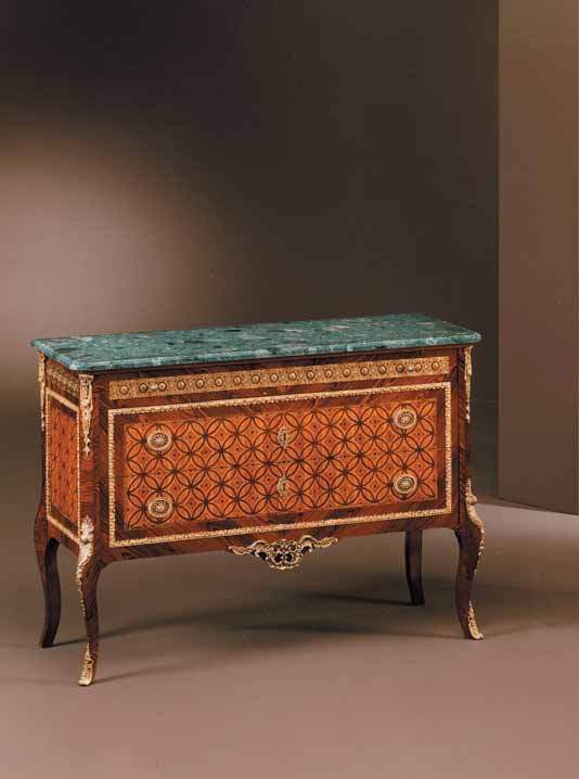 A chest of drawers on high legs, Binda