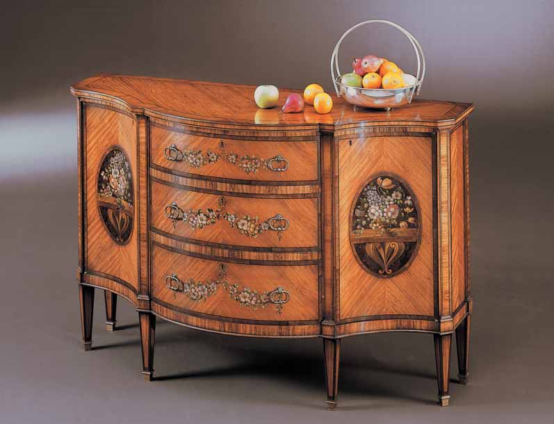 A chest of drawers on high legs, Binda Mobili