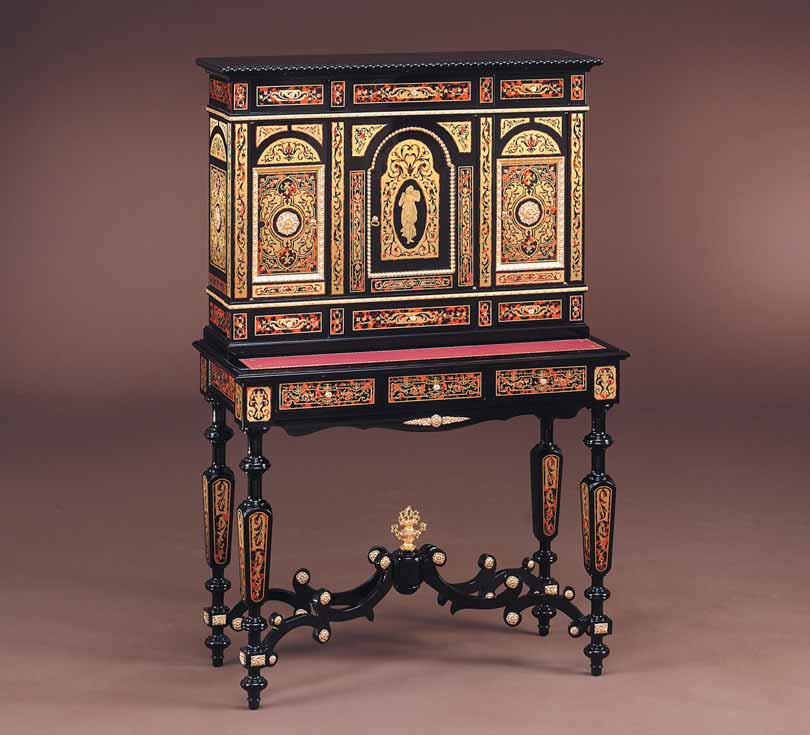 Secretaire on high legs, Binda Mobili