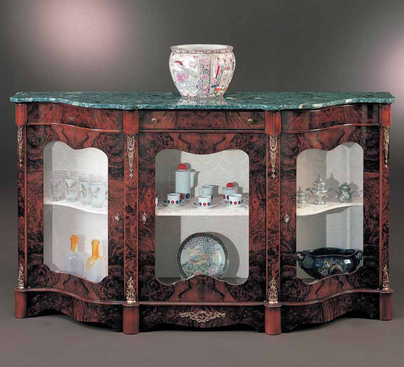 Sideboard with glass doors, Binda Mobili